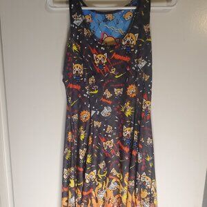 Aggretsuko Night Vs Aggretsuko Day Inside Out Dress - Limited Medium